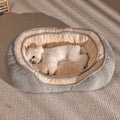 Oval Cuddler Dog Bed in use