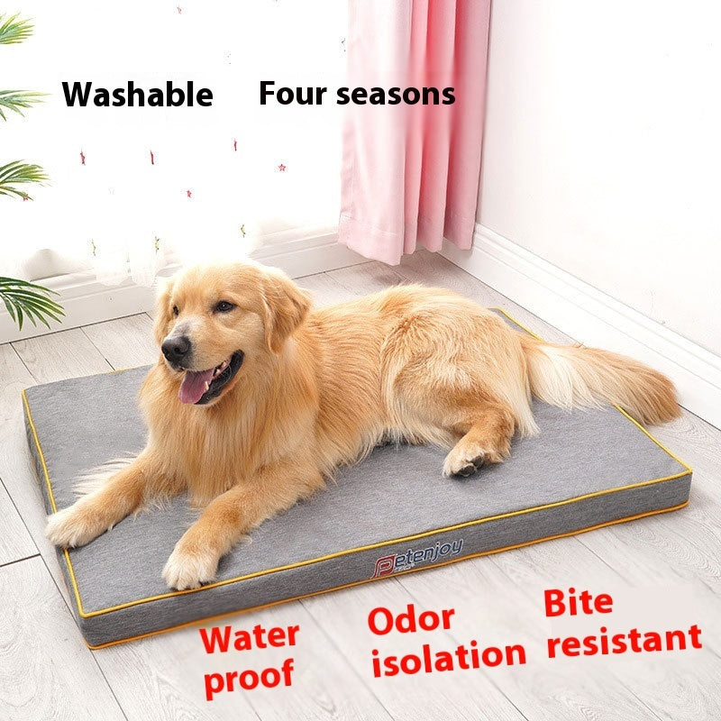 Lit plat pour chien à passepoil, photo 7
