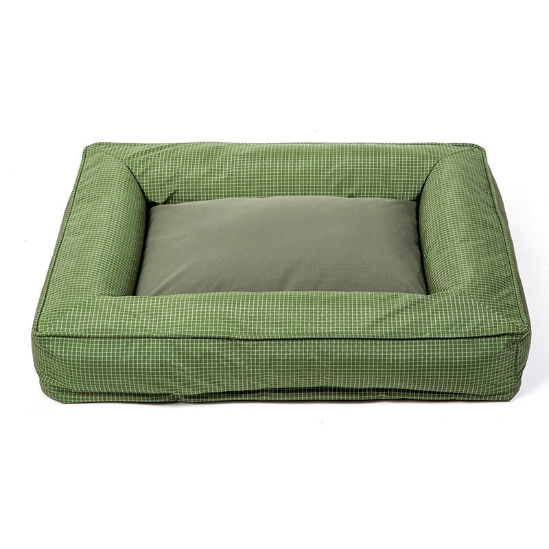 Bolster Dog Bed with Center Pad