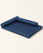Two-Bolster Dog Bed with Removable Cover