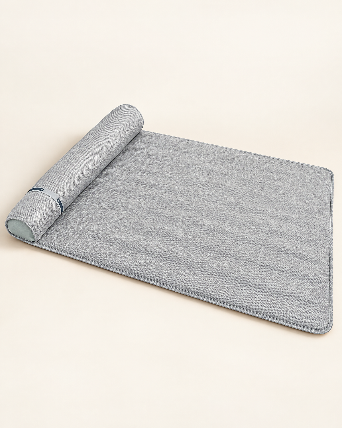 Woven Dog Mat with Rolled Pillow, color option