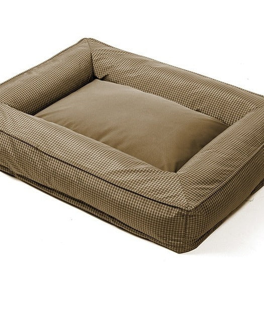 Bolster Dog Bed with Center Pad