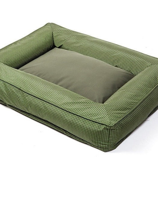 Bolster Dog Bed with Center Pad