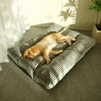 Lit plat côtelé pour chien en situation, photo 5