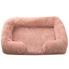 Plush Dog Sofa Bed with Inner Sleeve, color option