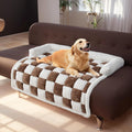 Checkered Bolster Pet Bed