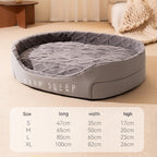 Big Oval Dog Bed with Raised Rim, photo 7