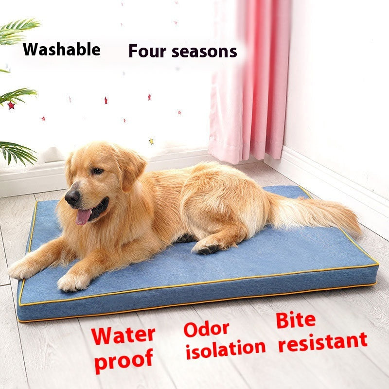 Lit plat pour chien à passepoil, photo 8