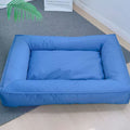 Large Dog Bed with Bolster Sides in use