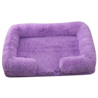Plush Dog Couch Bed, color option