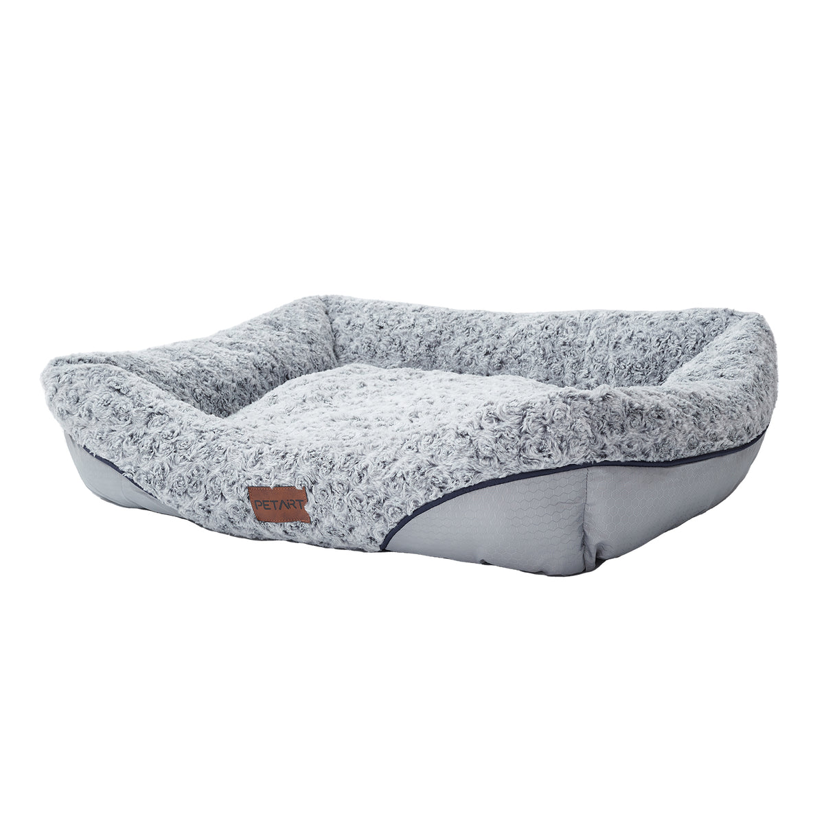 Rose Plush Rectangular Dog Bed, photo 2