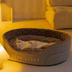 Big Oval Dog Bed with Raised Rim, photo 1