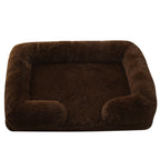 Plush Dog Sofa Bed with Inner Sleeve, color option