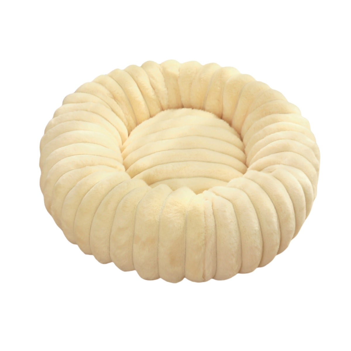 Round Plush Pet Nest Bed