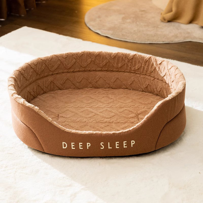 Big Oval Dog Bed with Raised Rim, photo 3
