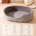 Big Oval Dog Bed with Raised Rim, photo 6