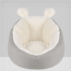 Plush Pet Bed with Round Ears
