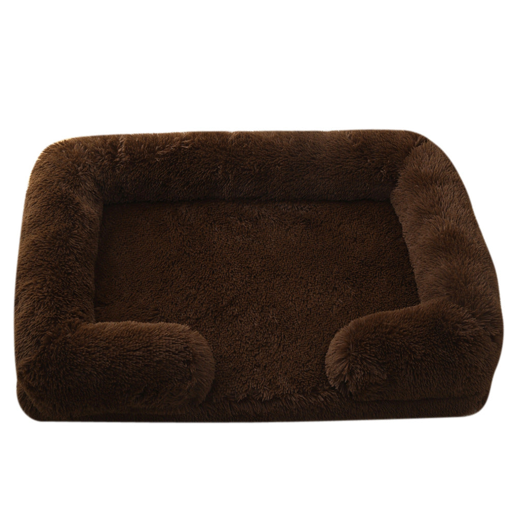 Plush Dog Couch Bed, color option