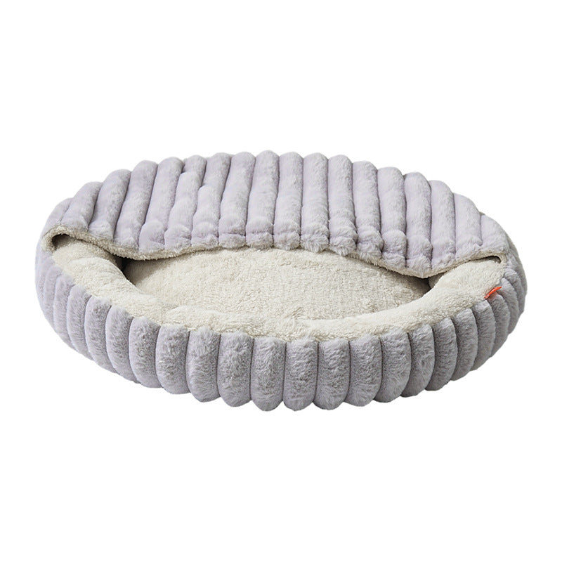 Dog House Winter Warmth Cat Bed Round Pet Bed, photo 5