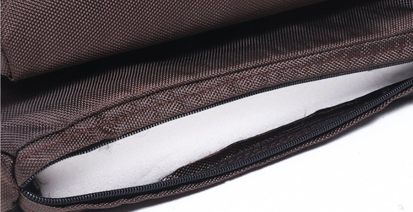 Dog Bed with Removable Washable Cover, Two Bolsters, 3 Sizes, close-up of the fabric