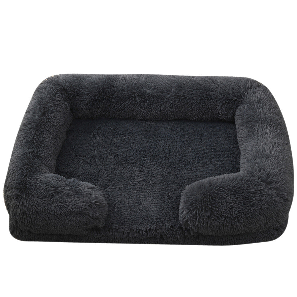 Plush Dog Couch Bed, color option