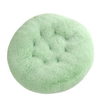 Shaggy Plush Donut Dog Bed in Mint