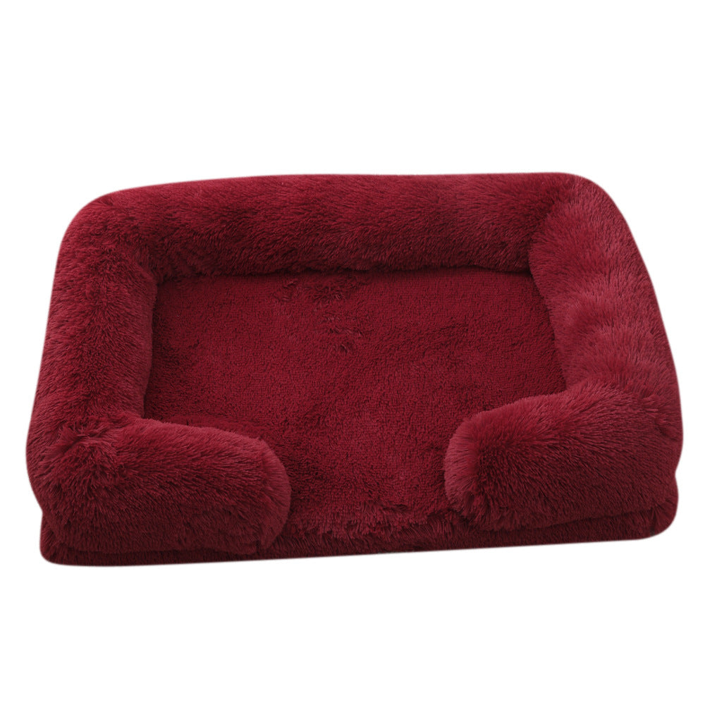Plush Dog Couch Bed, color option