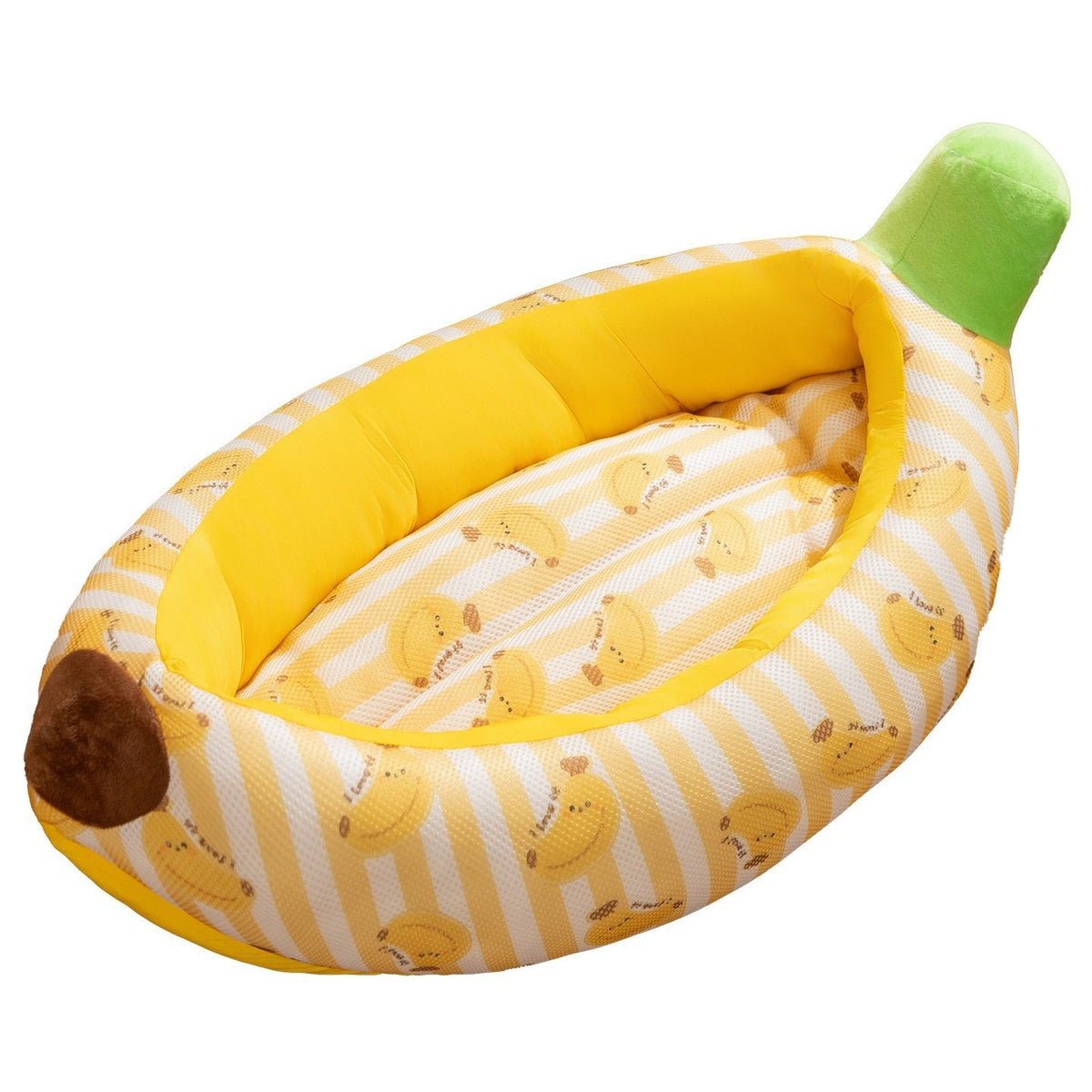 Oval Dog Bed with Wraparound Rim