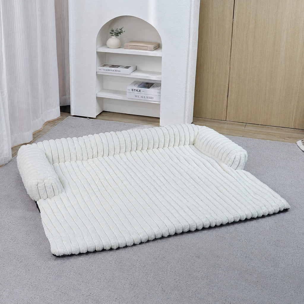 Ribbed Plush Dog Mat with Bolsters, photo 2