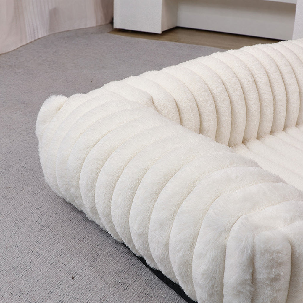 Ribbed Plush Dog Mat with Bolsters, photo 3