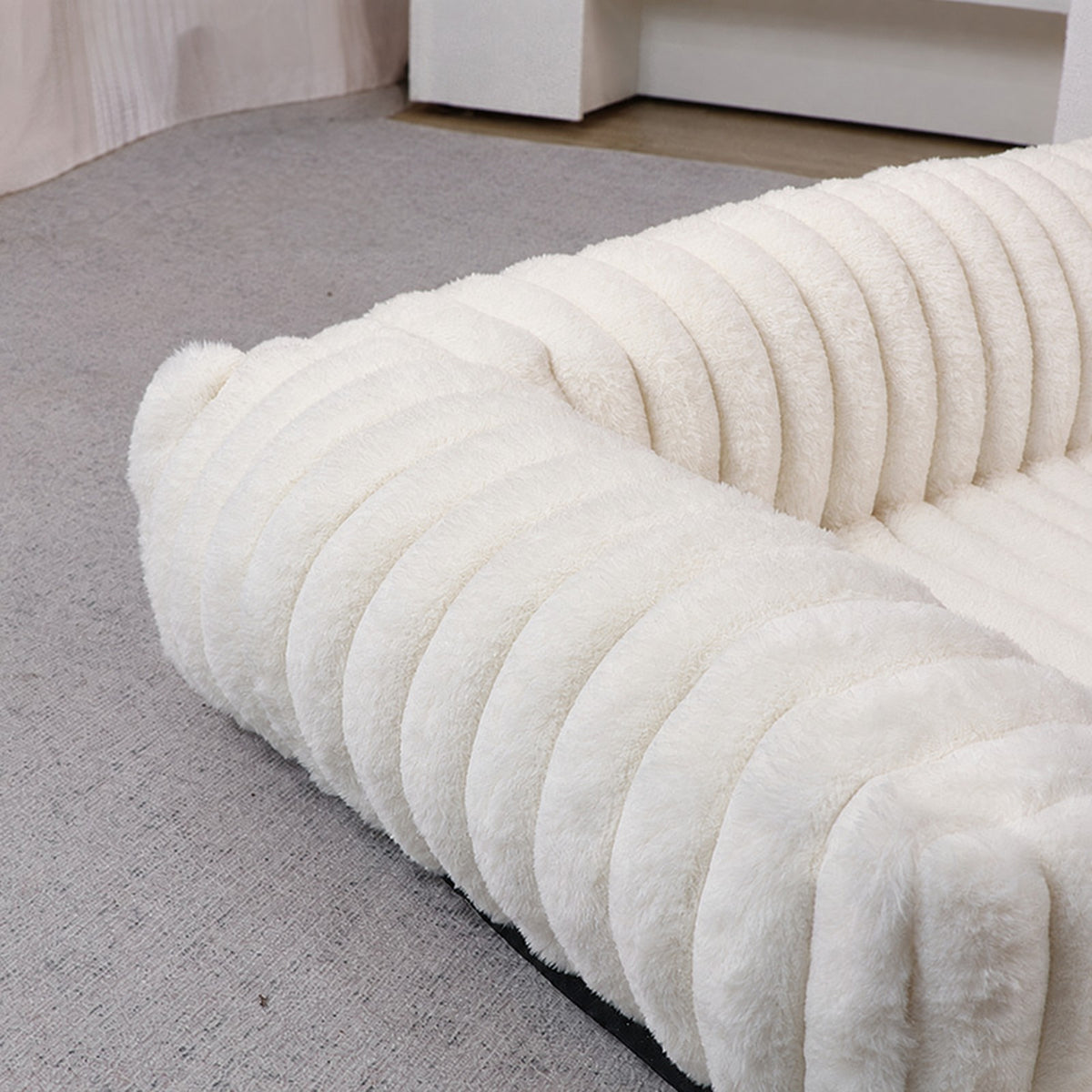 Ribbed Plush Dog Mat with Bolsters, photo 3